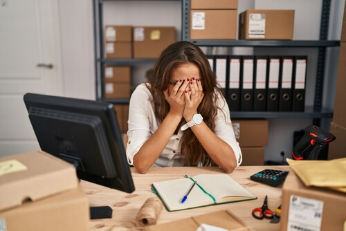 Stressed Business Owner Who Needs a Collection Agency